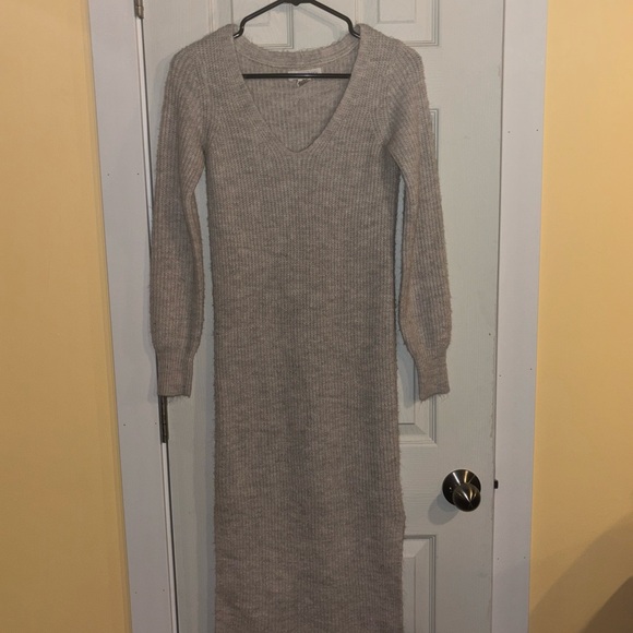 Happily Grey Dresses & Skirts - Chic Knit Maxi Dress in Gray